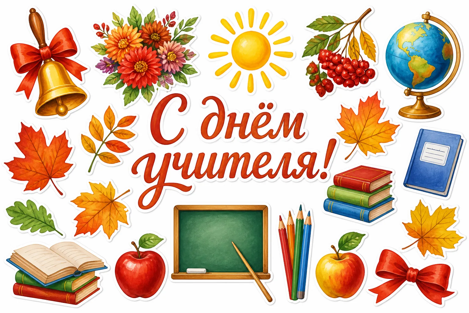 🍂Скоро! 5 октября! День учителя. Оформление!🏫