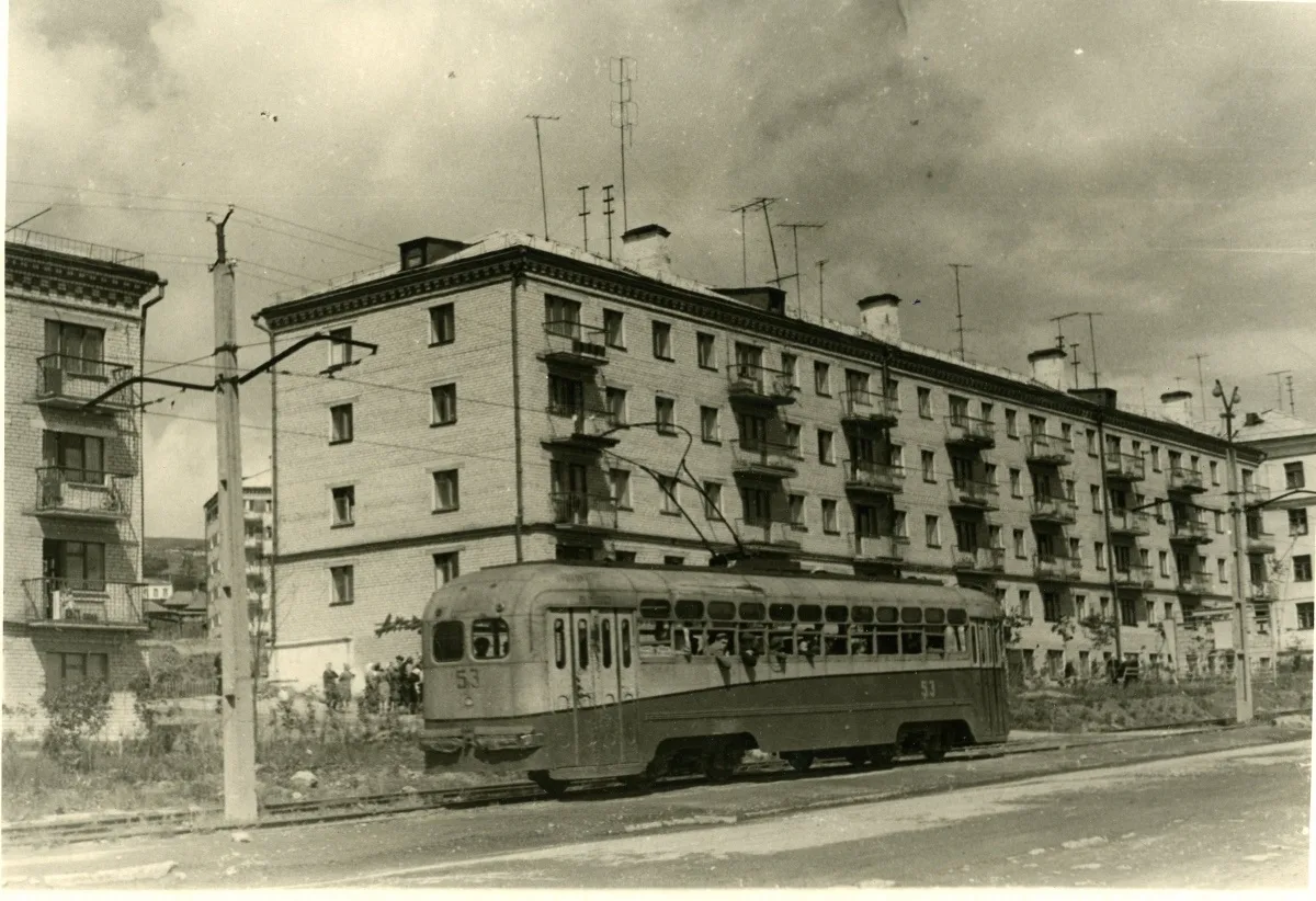 📍Златоуст,   МТВ-82  № 53. Проспект Гагарина. 1965 г.