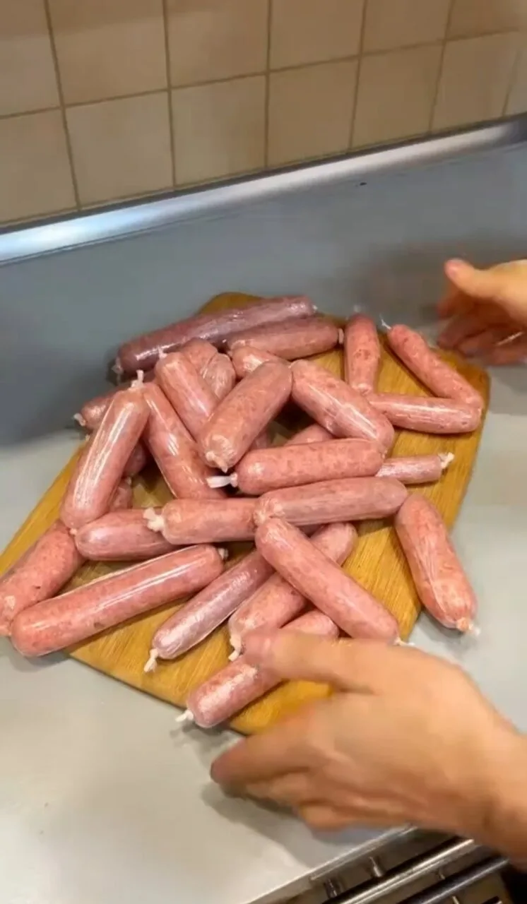 🌭 Домашние куриные сосиски