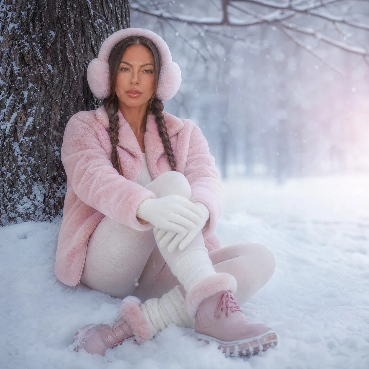 ❄️ Розовая Зимняя Сказка