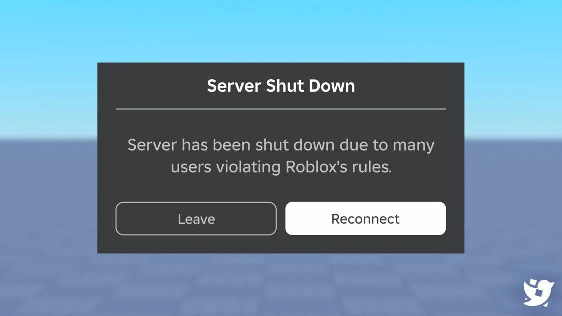 🔒 Roblox изменили систему наказаний

Отныне, они больше не будут закрыть весь сервер из-за одного н