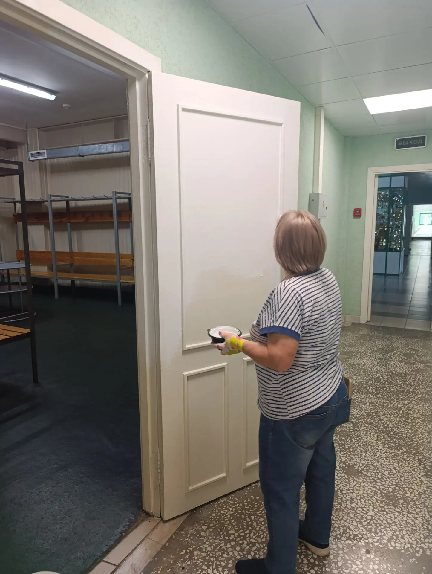 У нас началась санитарная неделя перед началом нового сезона.