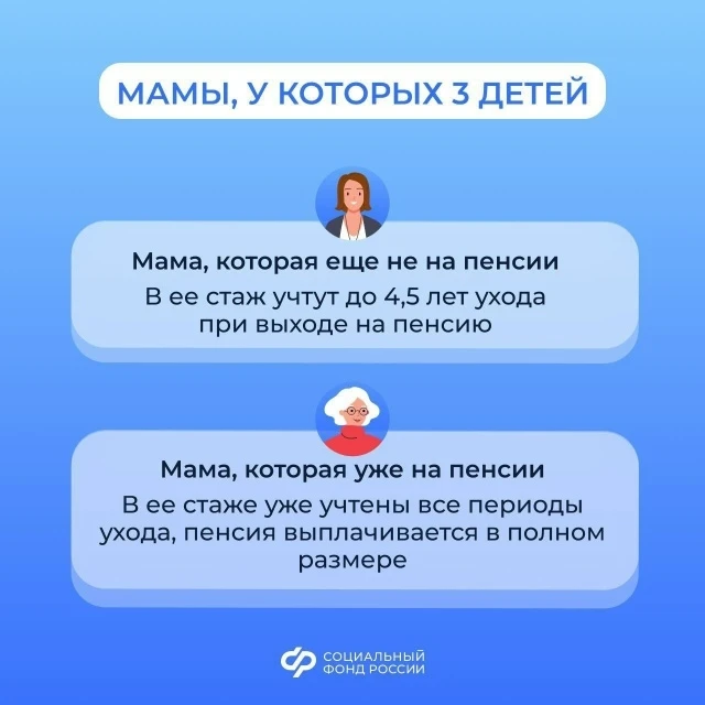 Как периоды ухода за детьми влияют на страховой стаж женщин?   ✅ С 2026 года снимаются ограничения п