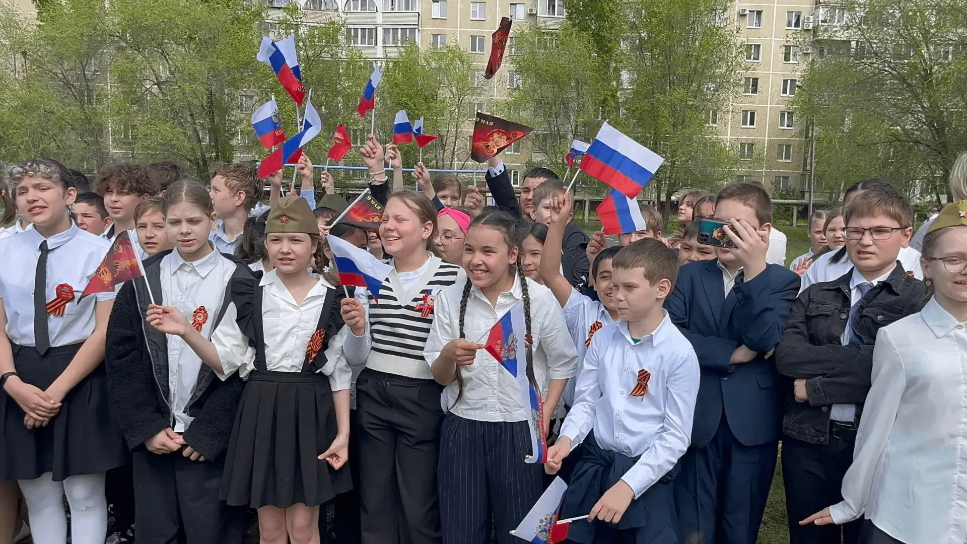 Юные оренбуржцы присоединились к патриотическим акциям в преддверии Дня Победы  В преддверии Дня Поб