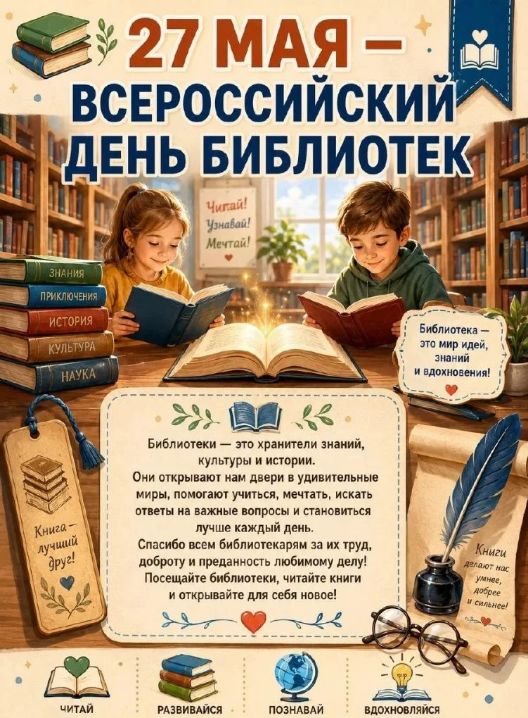 📚 Общероссийский день библиотек