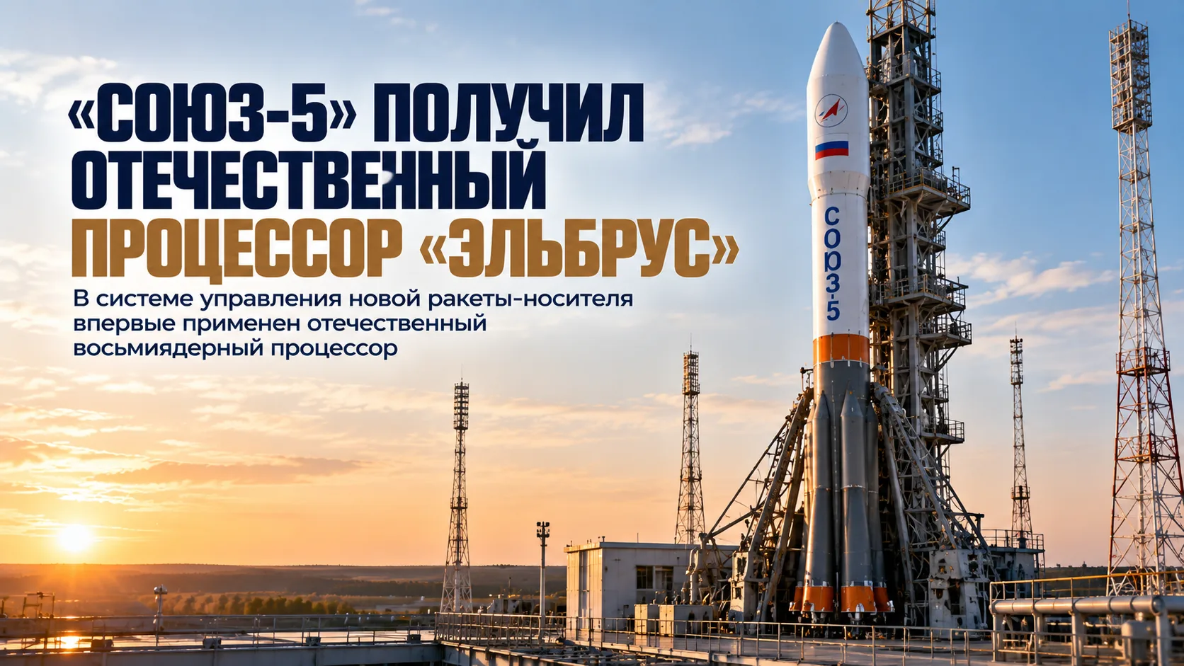 «Союз-5» получил отечественный процессор «Эльбрус»
