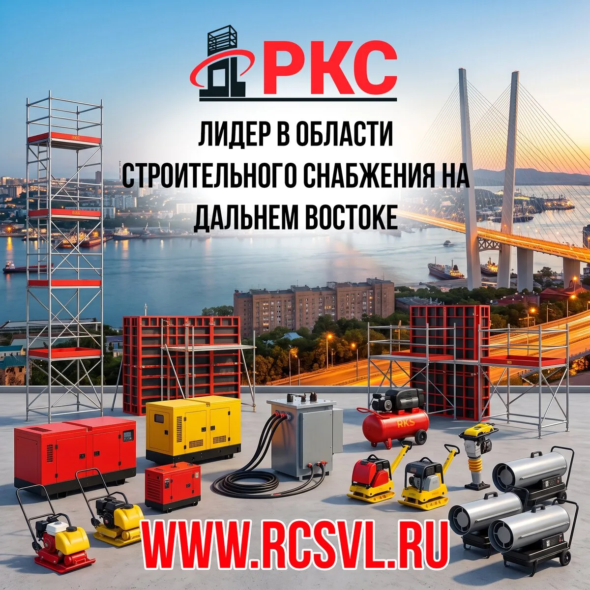 Строительное снабжение объектов Дальнего Востока от РКС