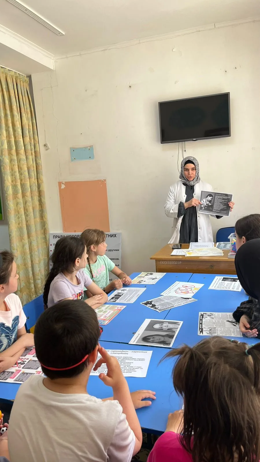 👩‍⚕️🩺Медицинская сестра  Джаватханова Р.А. провела с подопечными беседу на тему: «Мой выбор без на