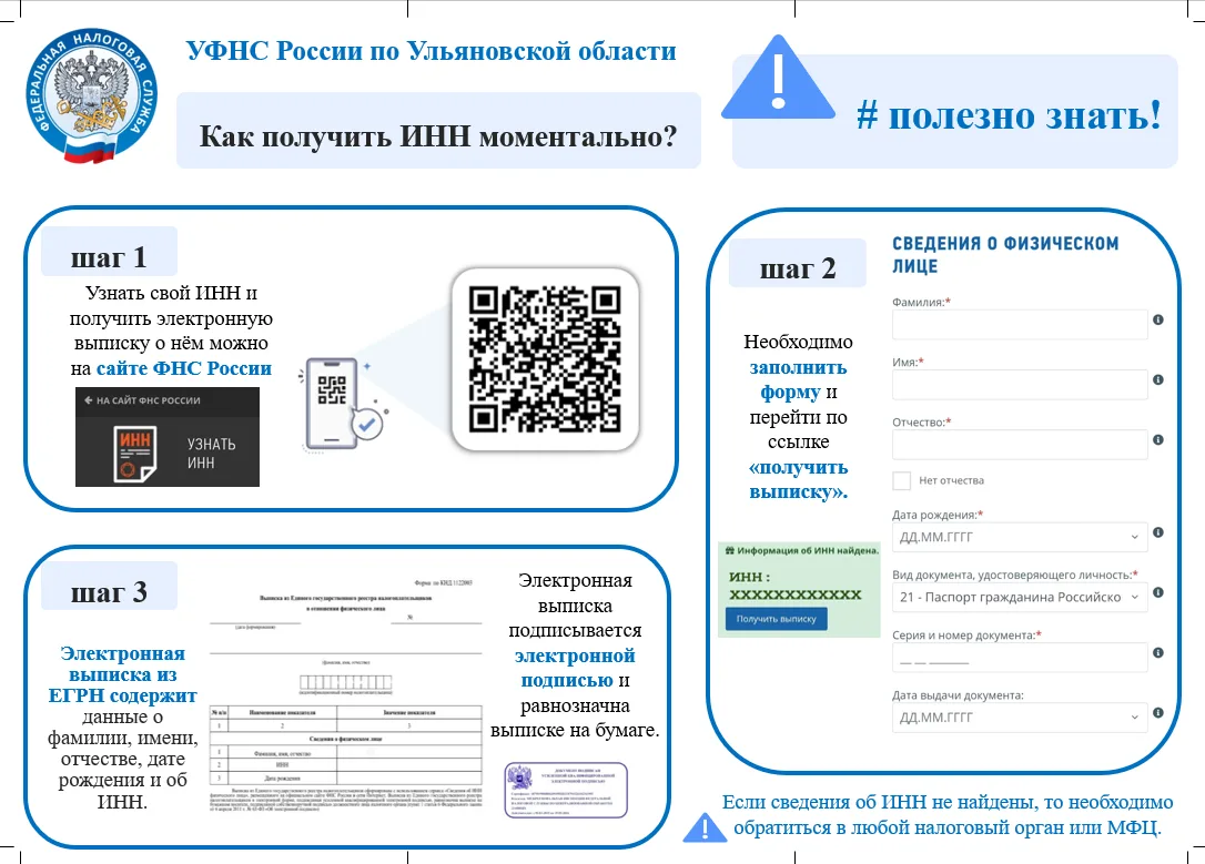 Как получить ИНН моментально