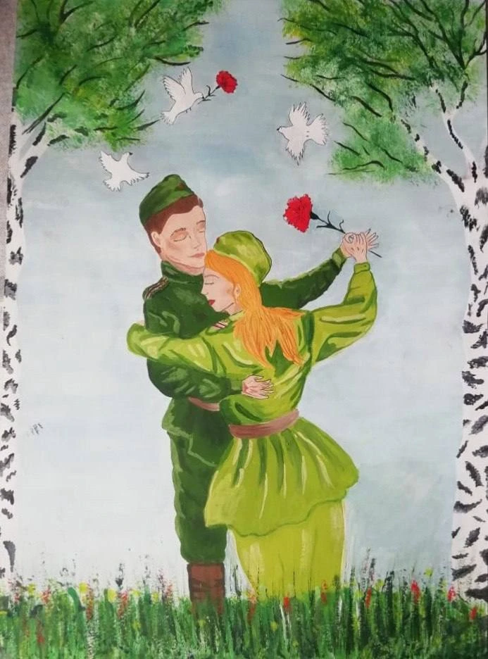 Идея для рисунков на 9 мая  ❤ — если понравилась идея   Поделки