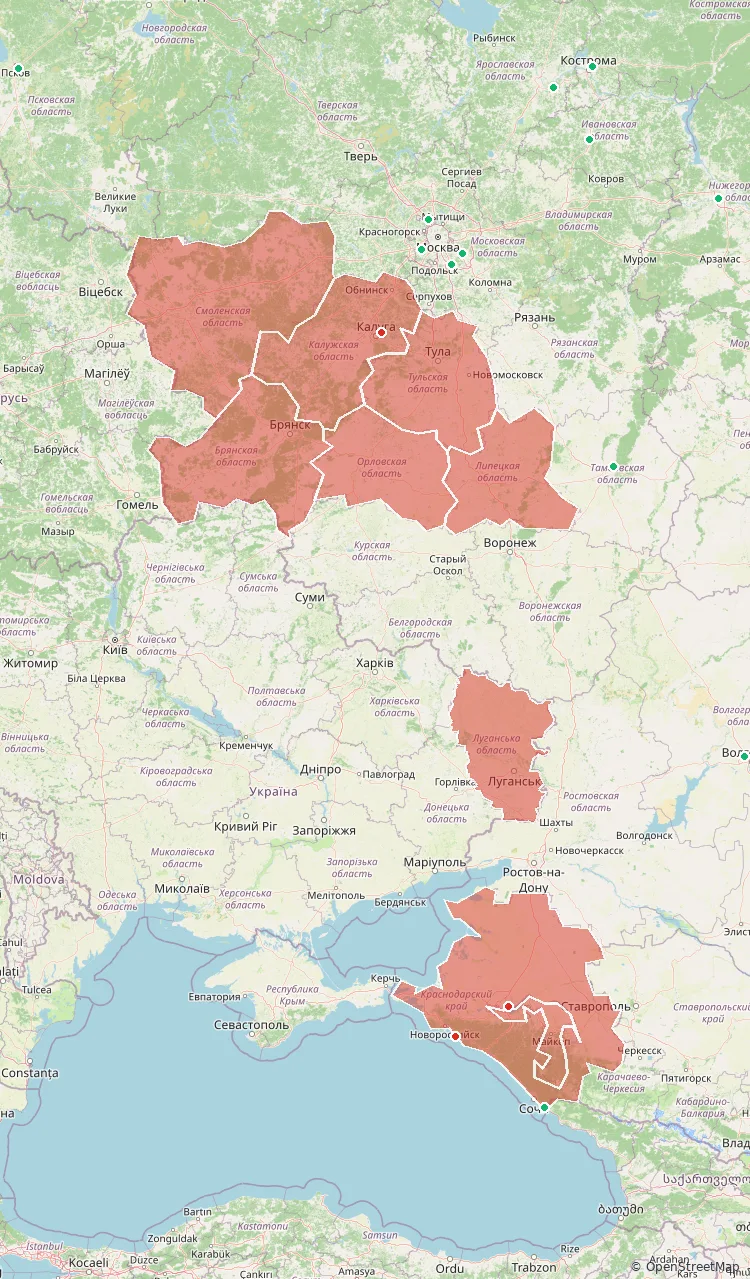 🚨 Карта обстановки 🔄 Обновляется при изменениях.