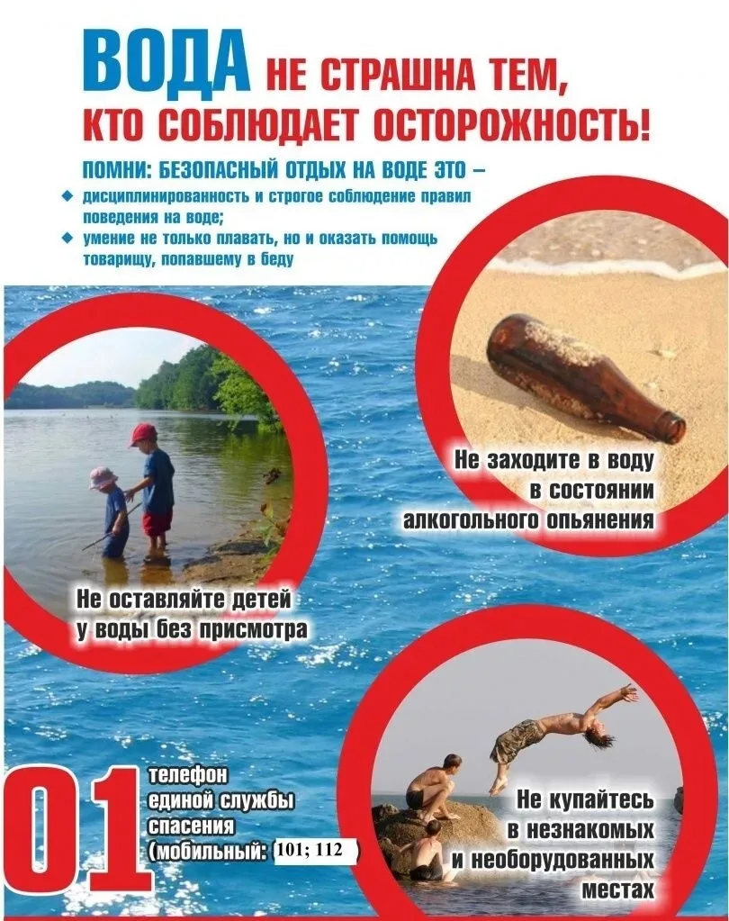 💧 «Вода не страшна тем, кто соблюдает осторожность» — эта фраза должна стать главным правилом каждо
