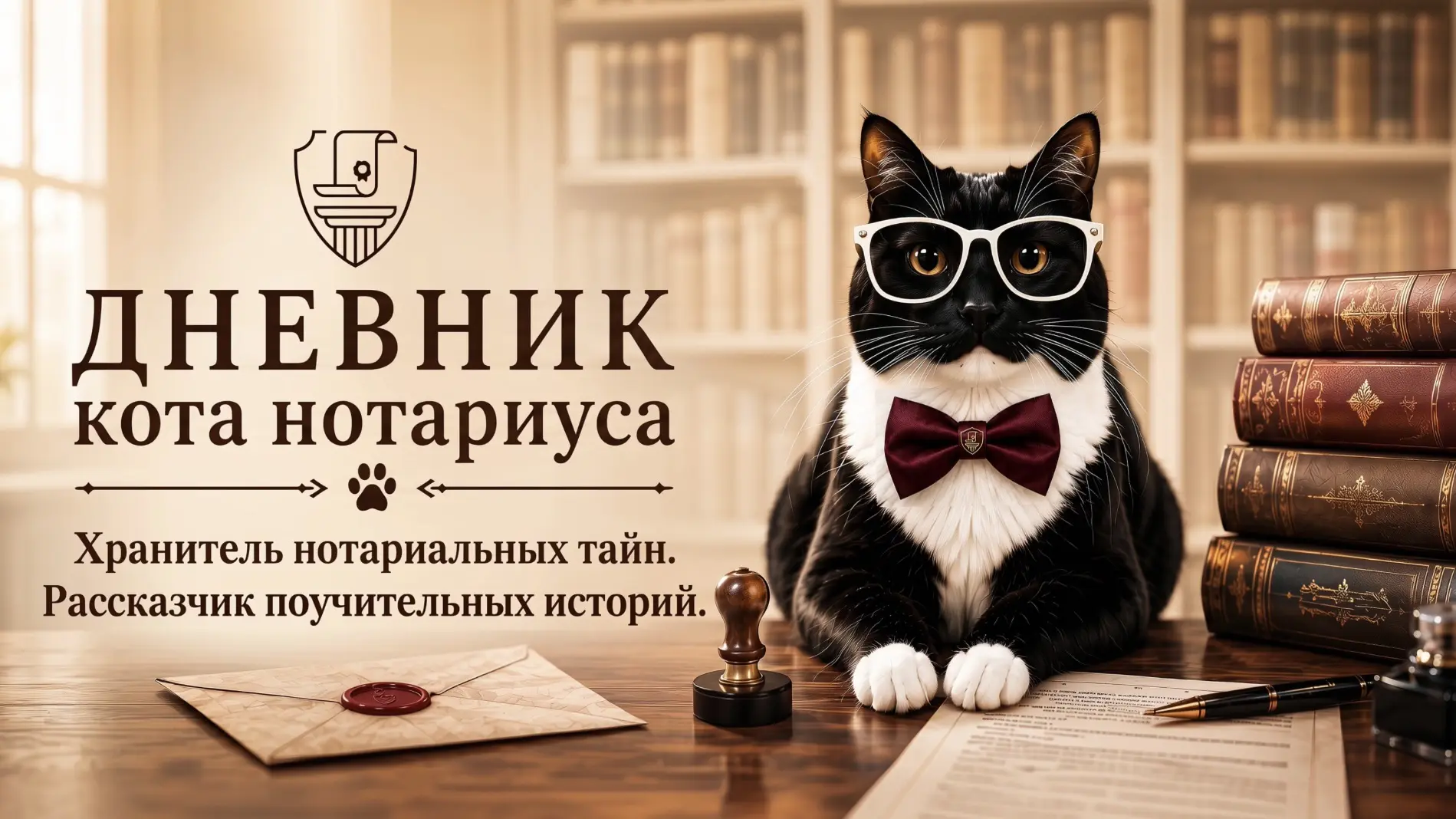 🐾 Мур-мур, друзья! У меня для вас новость. Теперь «Дневник кота нотариуса» поселился ещё и во ВКонт