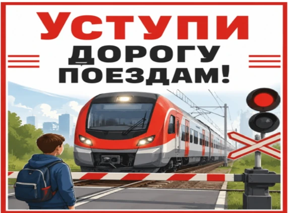 Уступи дорогу поездам!