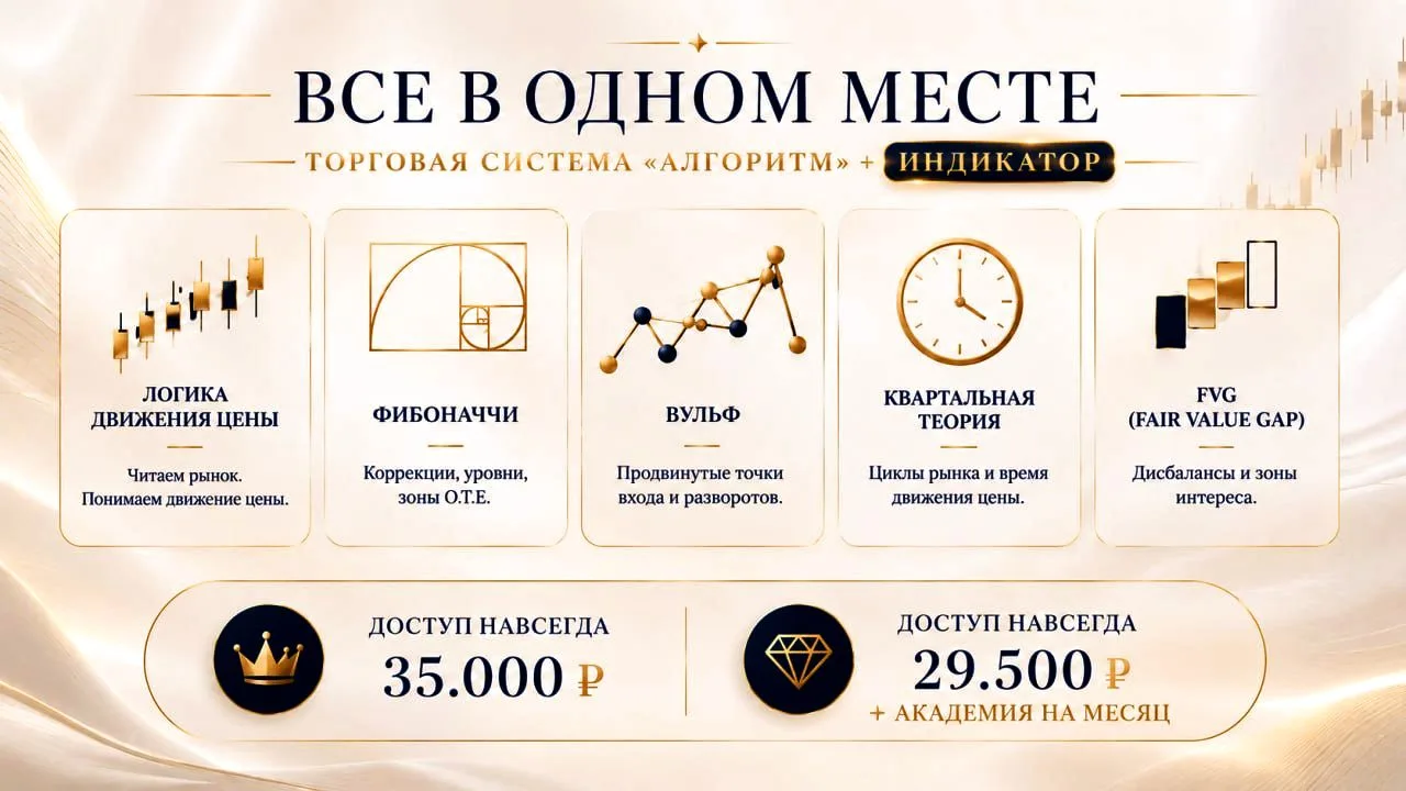 ✔️ «Алгоритм»- моя система торговли-это то, что я собрала из разных учений (https://t.m...