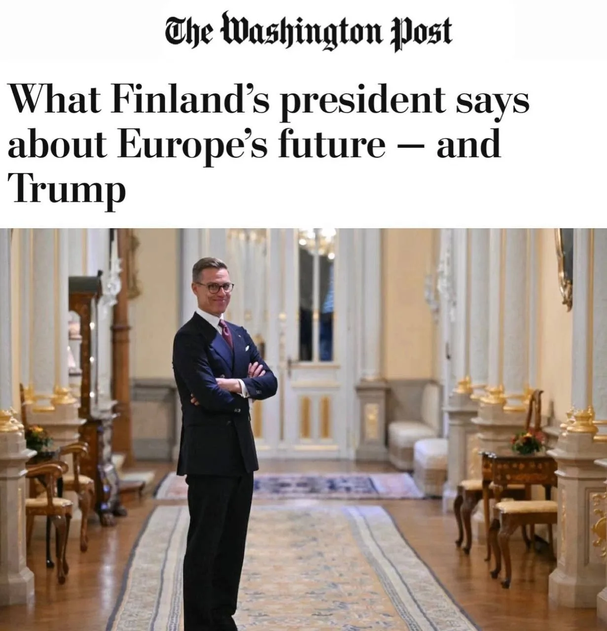 «У президента Финляндии есть план, как пережить новую эпоху Трампа»: Президент Финлянди...