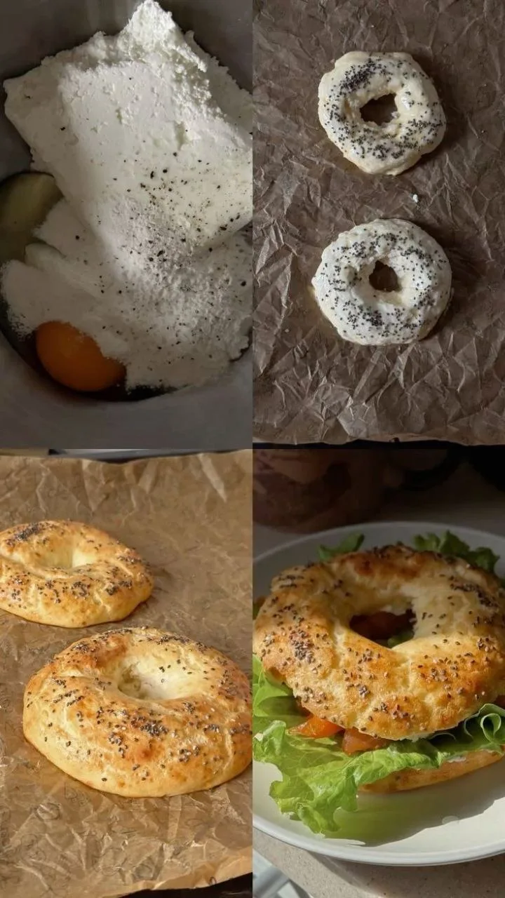 Готовим с ребенком творожные бейглы🍩 полезно и вкусно! А если добавить любимую начинку, получится и