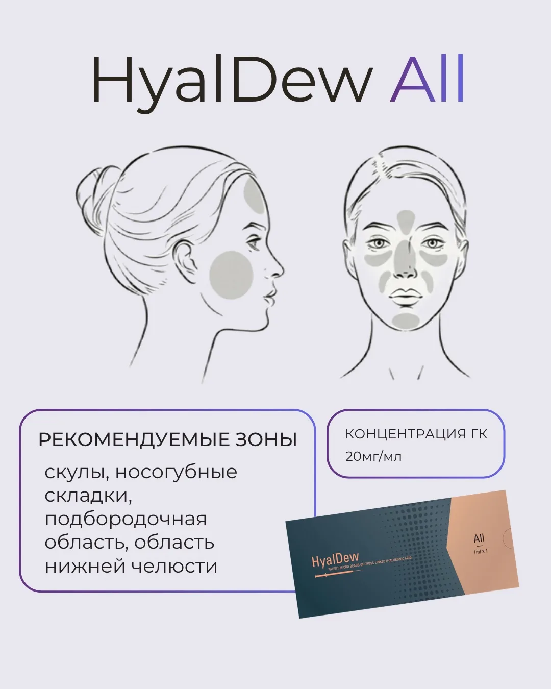 Как понять, какой филлер выбрать для разных зон лица?