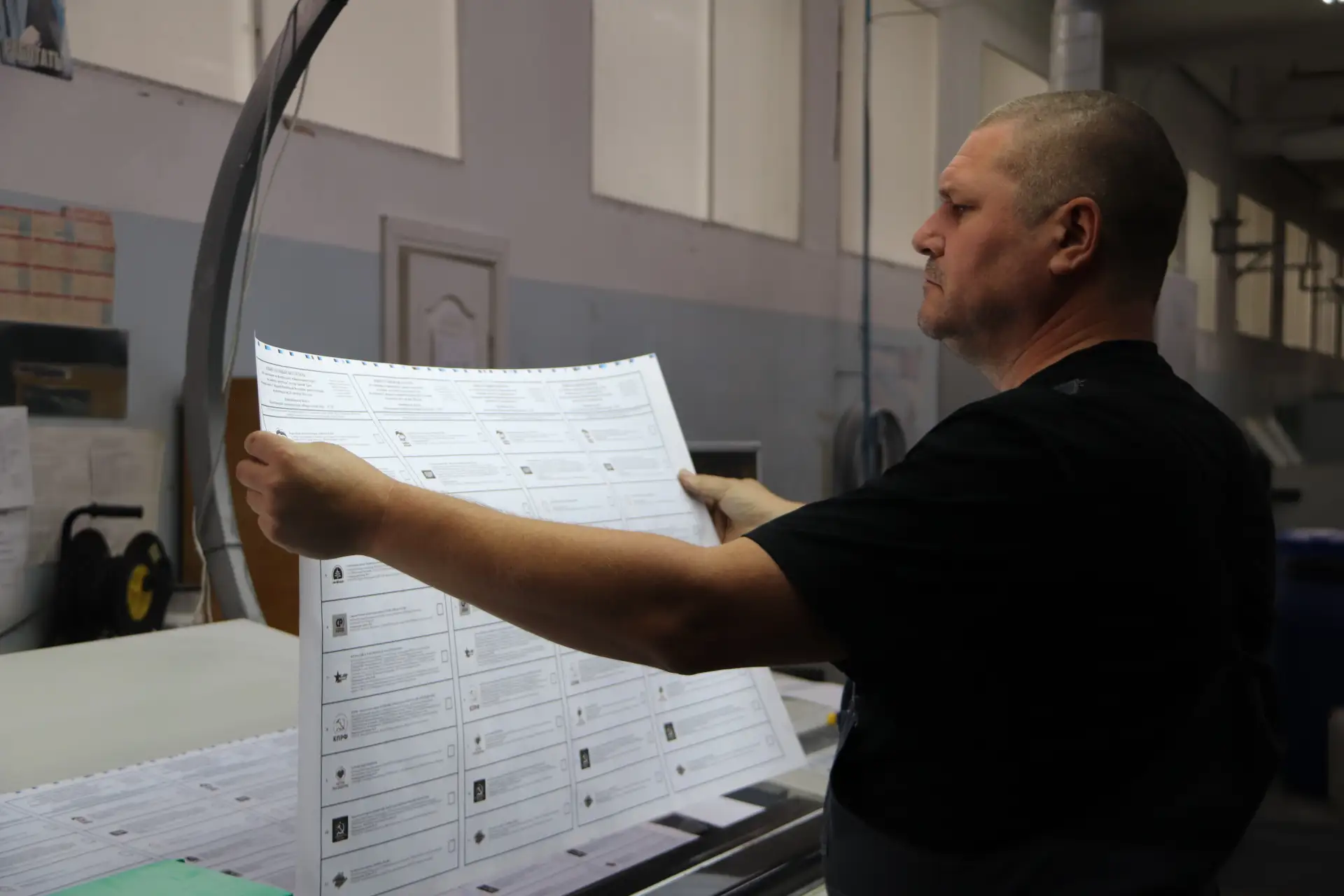 📇 В Новосибирской области началась печать избирательных бюллетеней