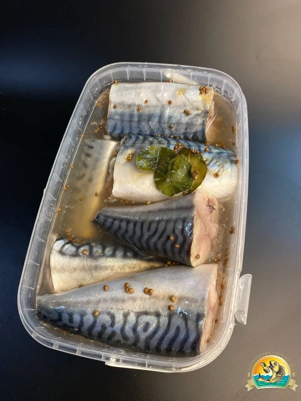 🎏СКУМБРИЯ АТЛАНТИЧЕСКАЯ КУСОК В ПРЯНО-СОЛЕВОЙ ЗАЛИВКЕ🐟