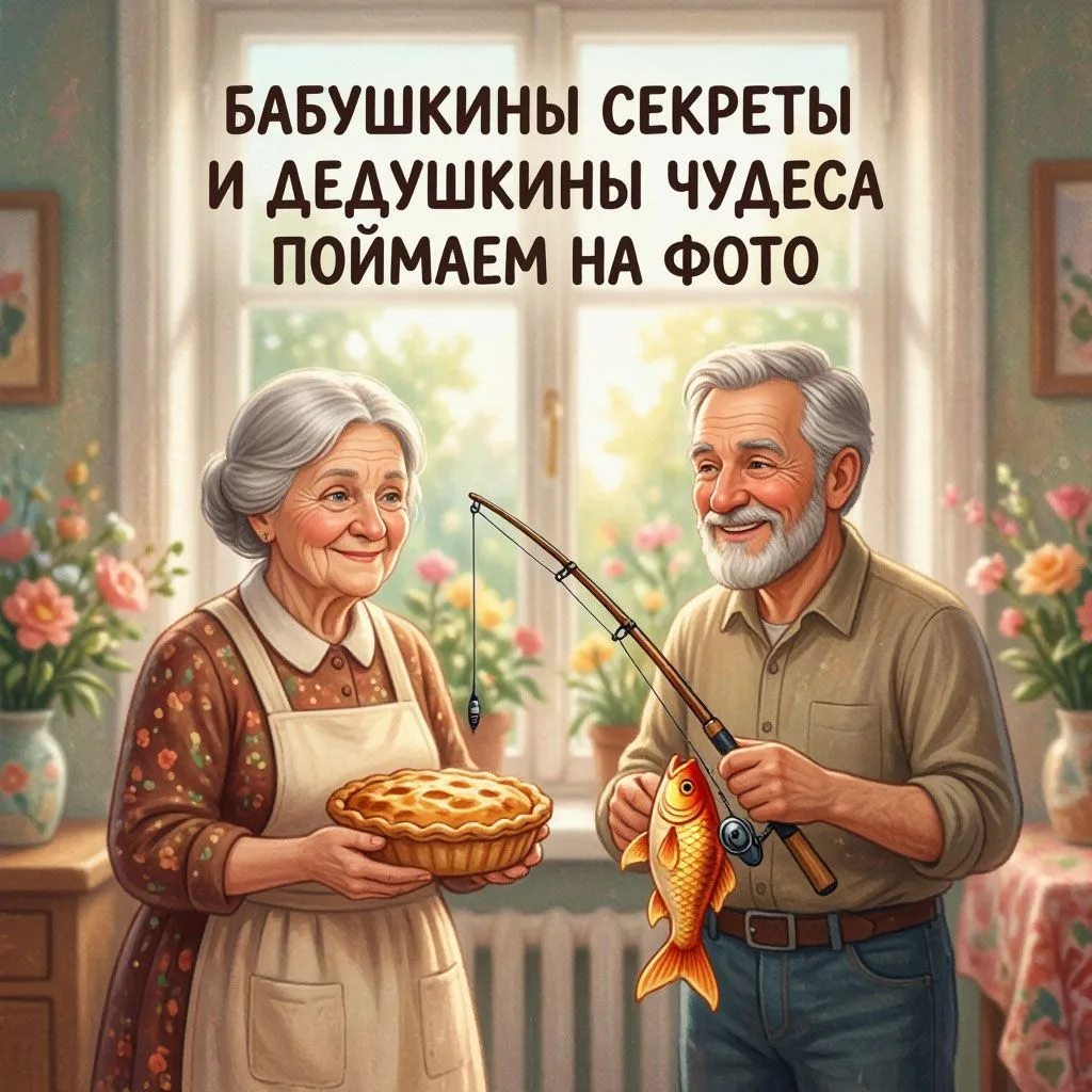 Ко Дню пожилого человека Мы запускаем фото‑челлендж «Бабушкины секреты и Дедушкины чуде...