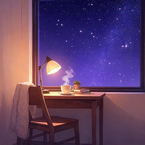 🌟 Шёпот ночи и тепло тихого вечера