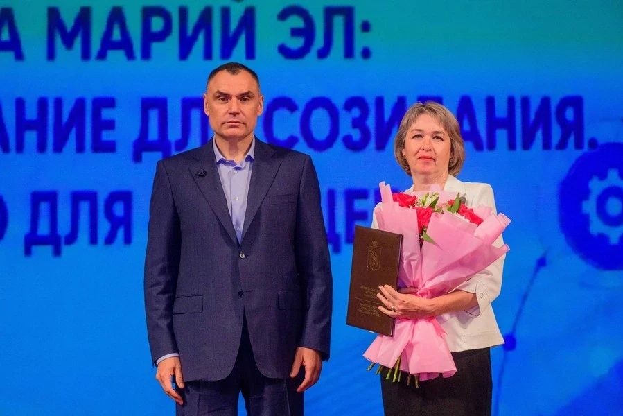 Распоряжением Правительства Республики Марий Эл за большой вклад в дело обучения и восп...