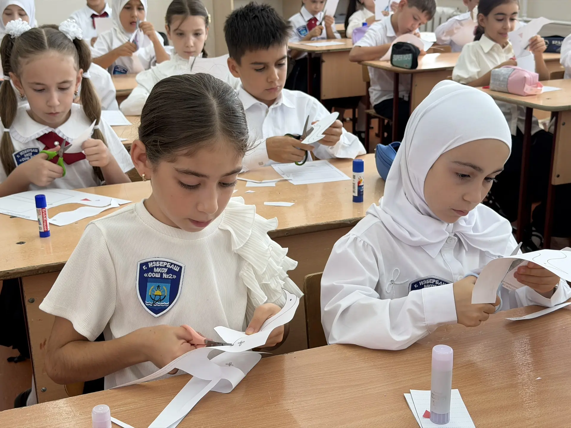 😍Мастер-класс «Журавлик мира» в 3 «А» классе🕊️🌍