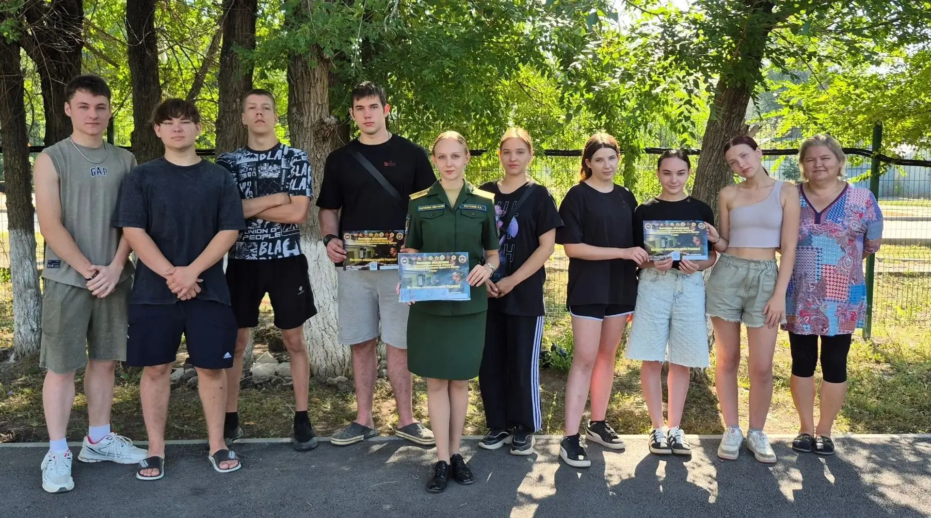 Профориентационная встреча в МАОУ "СОШ ст. Тарханы"