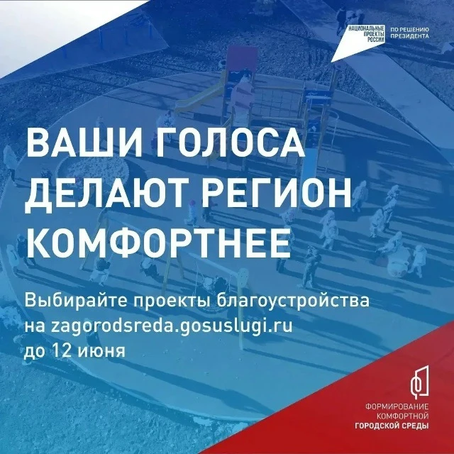 🌆 Стартовало голосование за объекты по проекту «Формирование комфортной городской среды»!

В Новоси
