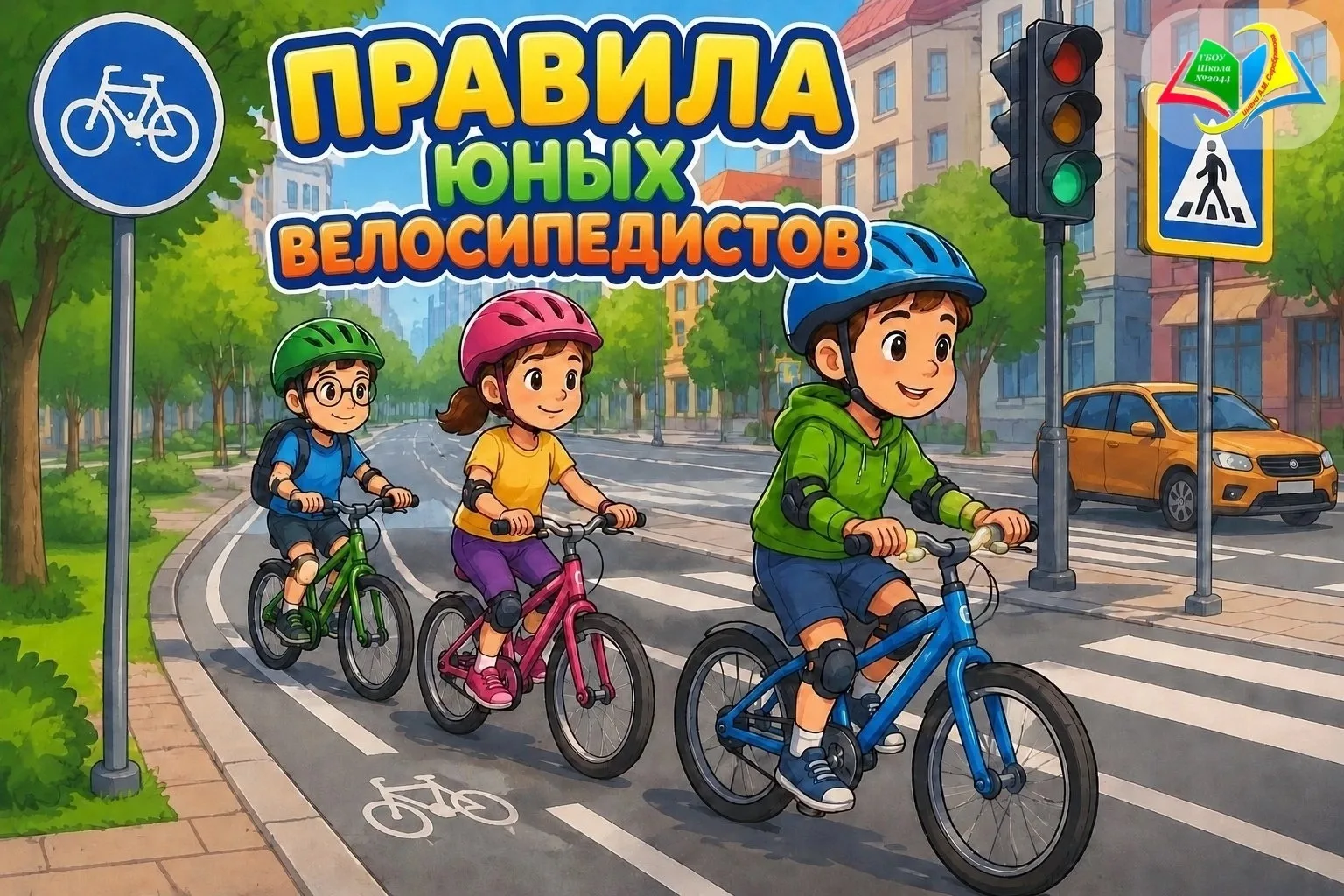 ✅ Правила юных велосипедистов
 
Сезон велосипедов в самом разгаре! 🚲 Чтобы каждая поездка приносила