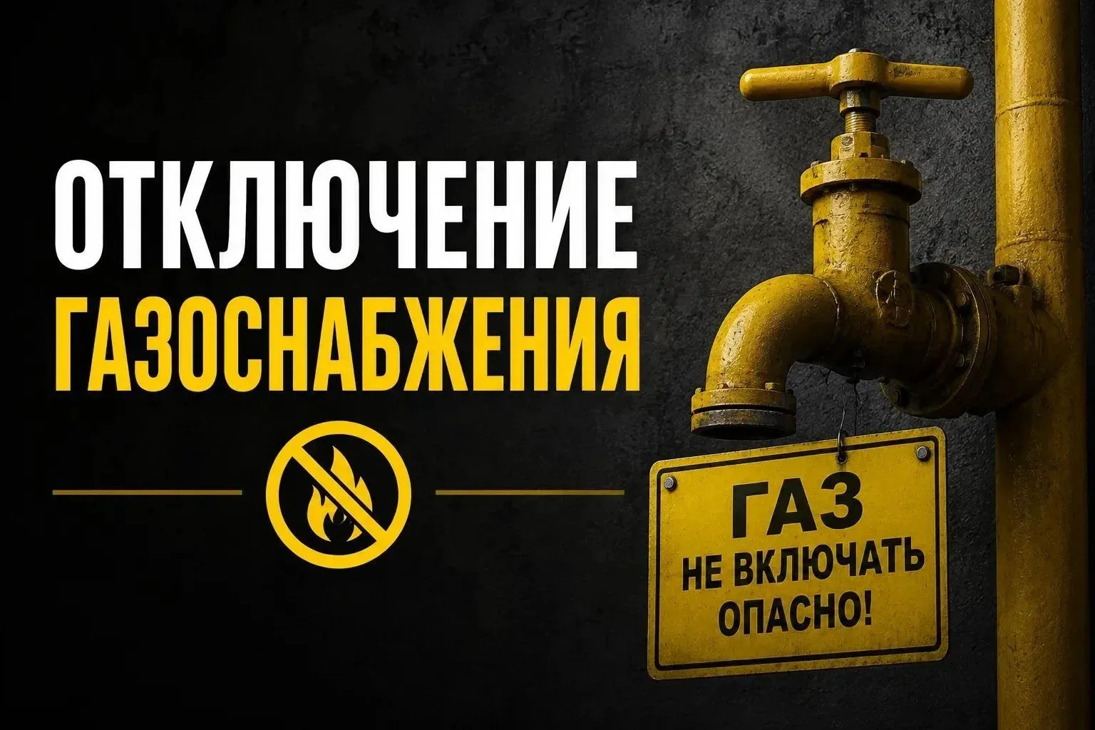 ❕ В Алуште и селе Верхняя Кутузовка на два дня приостановят подачу газа