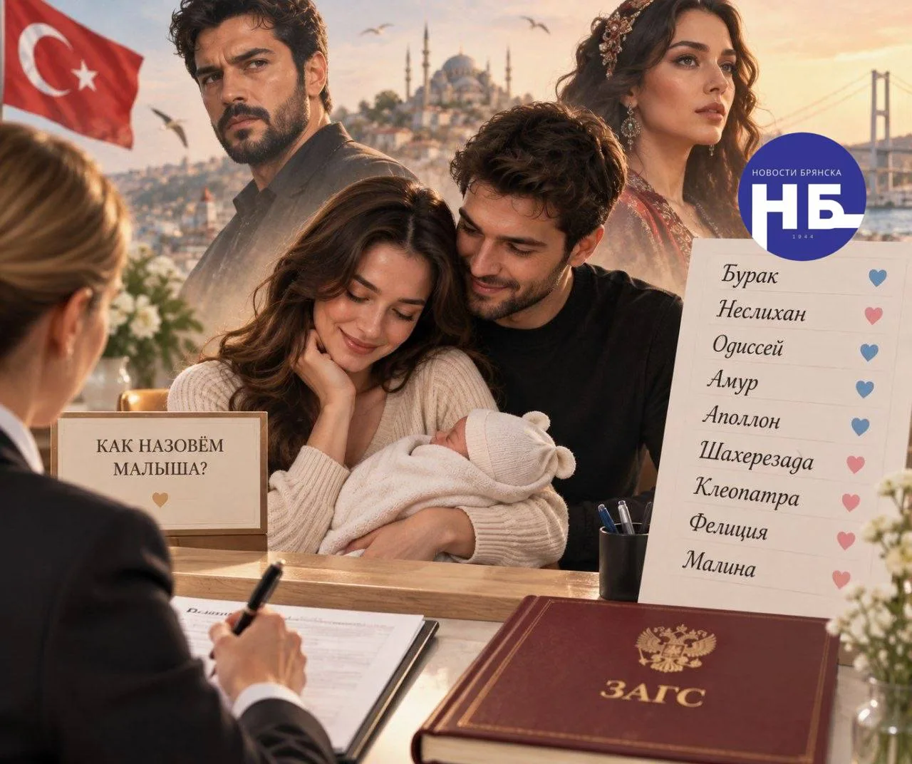 🇹🇷Бурак и Неслихан: россиянки массово называют детей в честь героев турецких сериалов