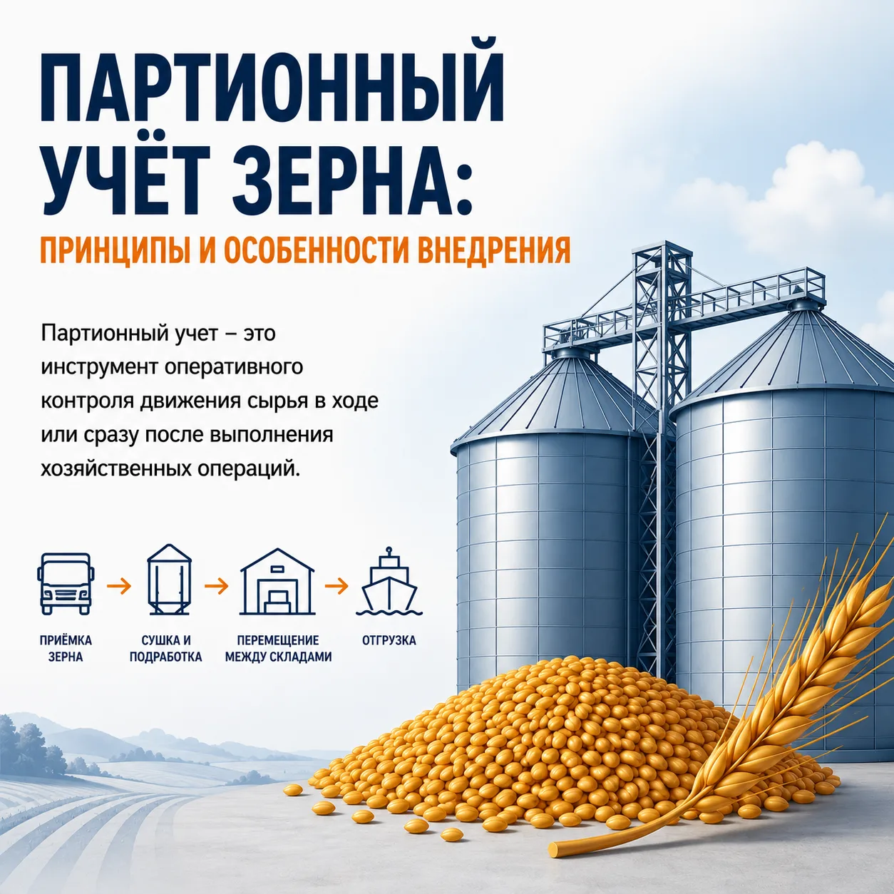 Партионный учёт зерна в «1С:Бухгалтерия элеватора и комбикормового завода» (1С:БЭКЗ)

Партионный учё