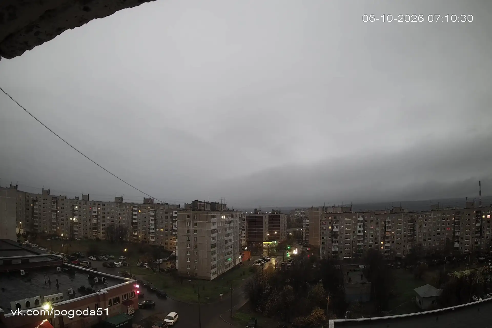 Заливное в действии. Дождь мощный, дождь надолго. Пока еще тепло, +7...+8.