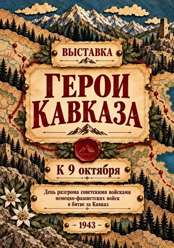 🇷🇺 ВНИМАНИЕ! ВЫСТАВКА «ГЕРОЙ КАВКАЗА» 🇷🇺
