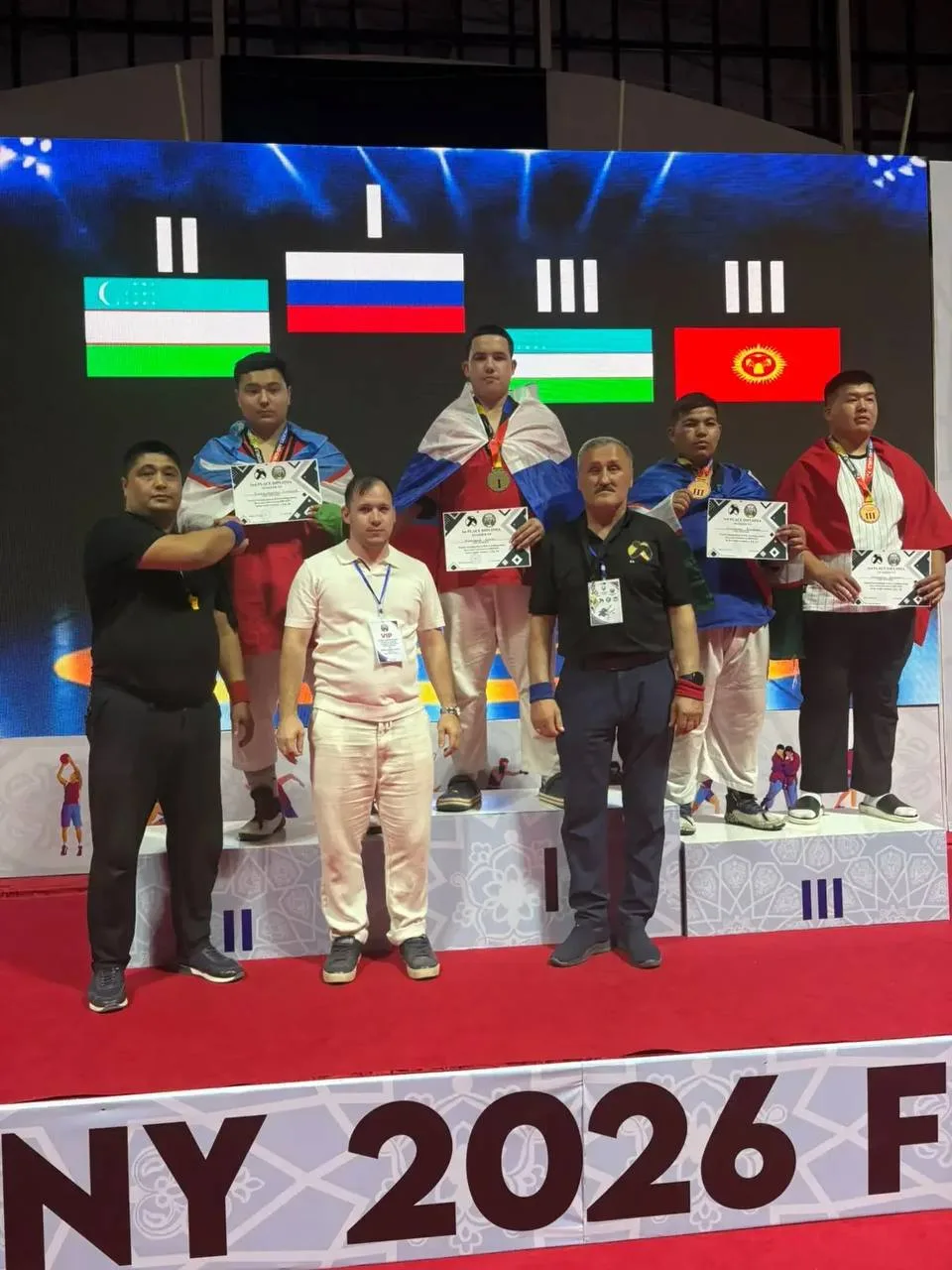 🏆 Первенство мира по борьбе на поясах в Узбекистане: Ильхам Минатуллин из Зеленодольска достойно пр