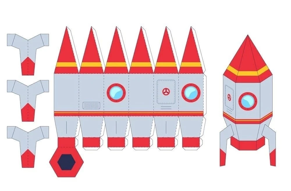 Развертки космических кораблей 🚀