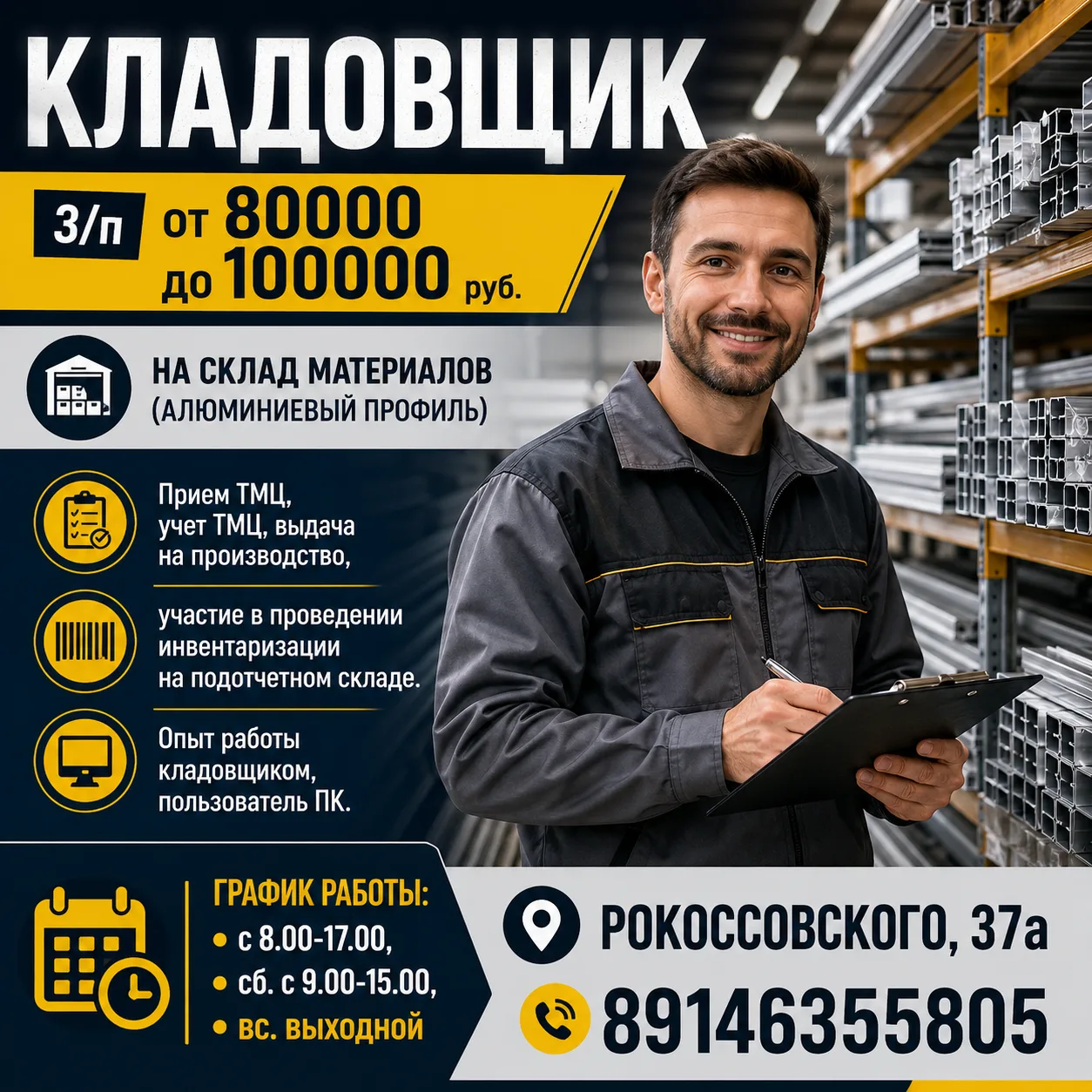 📌Кладовщик
