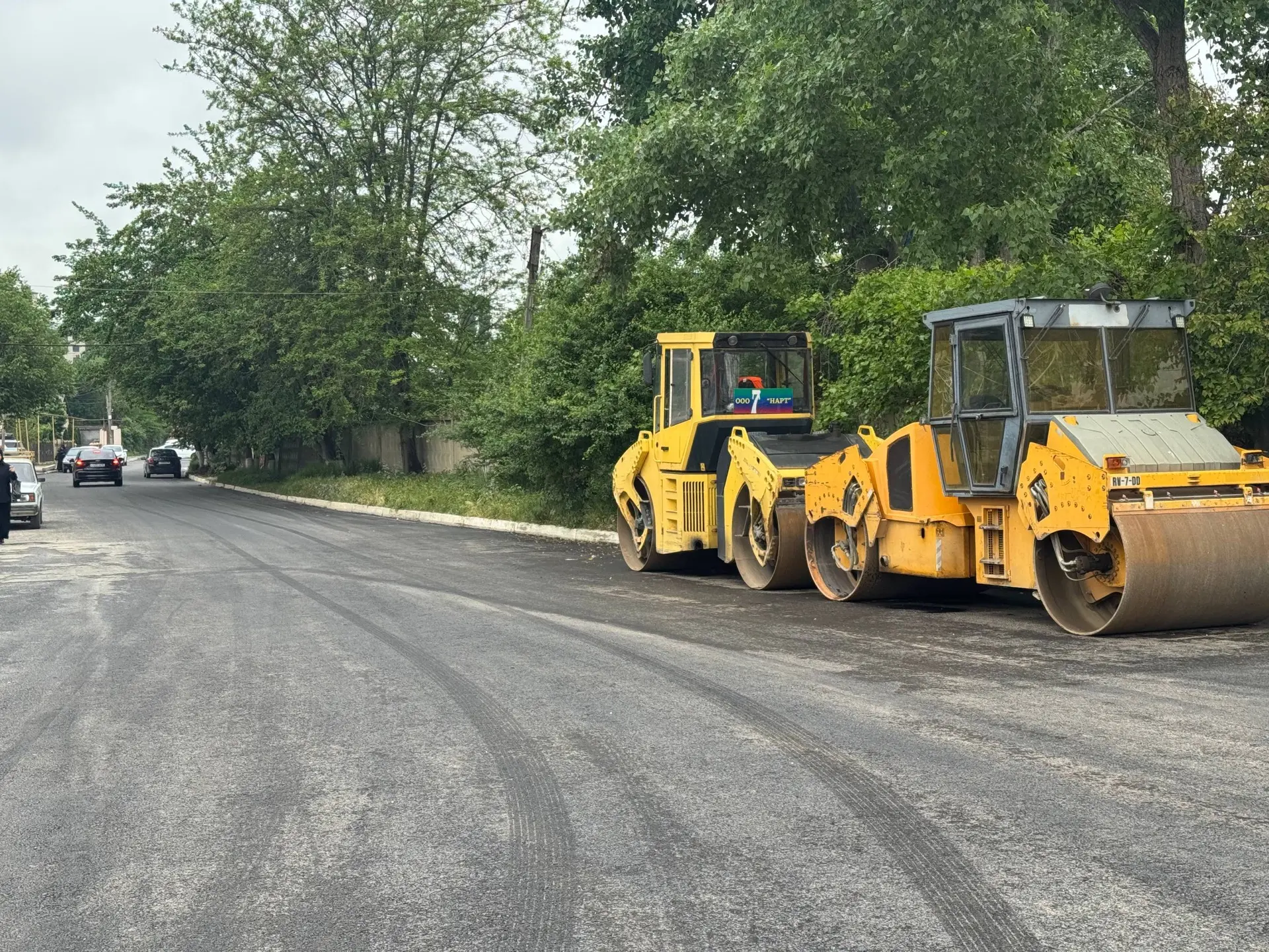 🚧 В Хасавюрте завершены работы по асфальтированию улицы Щорса  ⏺Подрядная организация ООО «НАРТ» зав