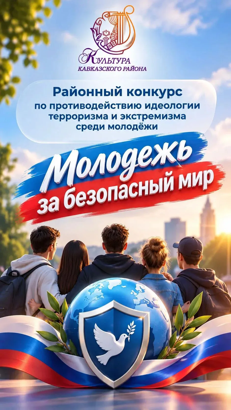 📢 Районный конкурс «Молодёжь за безопасный мир», номинация «Голос нации».