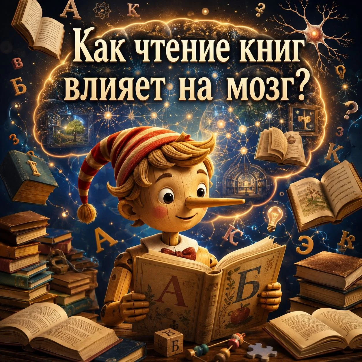 Возможно, вы не знали, но чтение может значительно улучшить работу вашего мозга и даже увеличить его