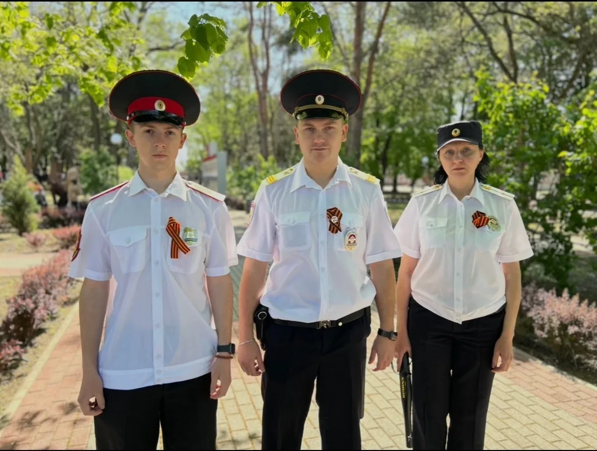 Полицейские обеспечили охрану общественного порядка во время празднования Дня Победы в Кореновском р