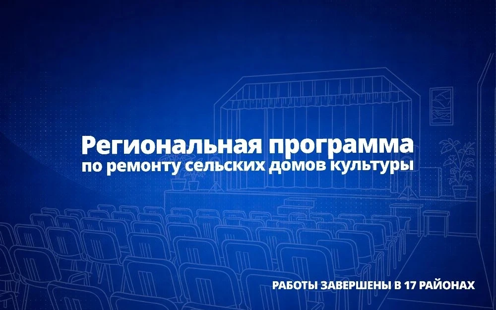 В 17 селах Саратовской области завершен ремонт домов культуры в рамках нового этапа региональной про