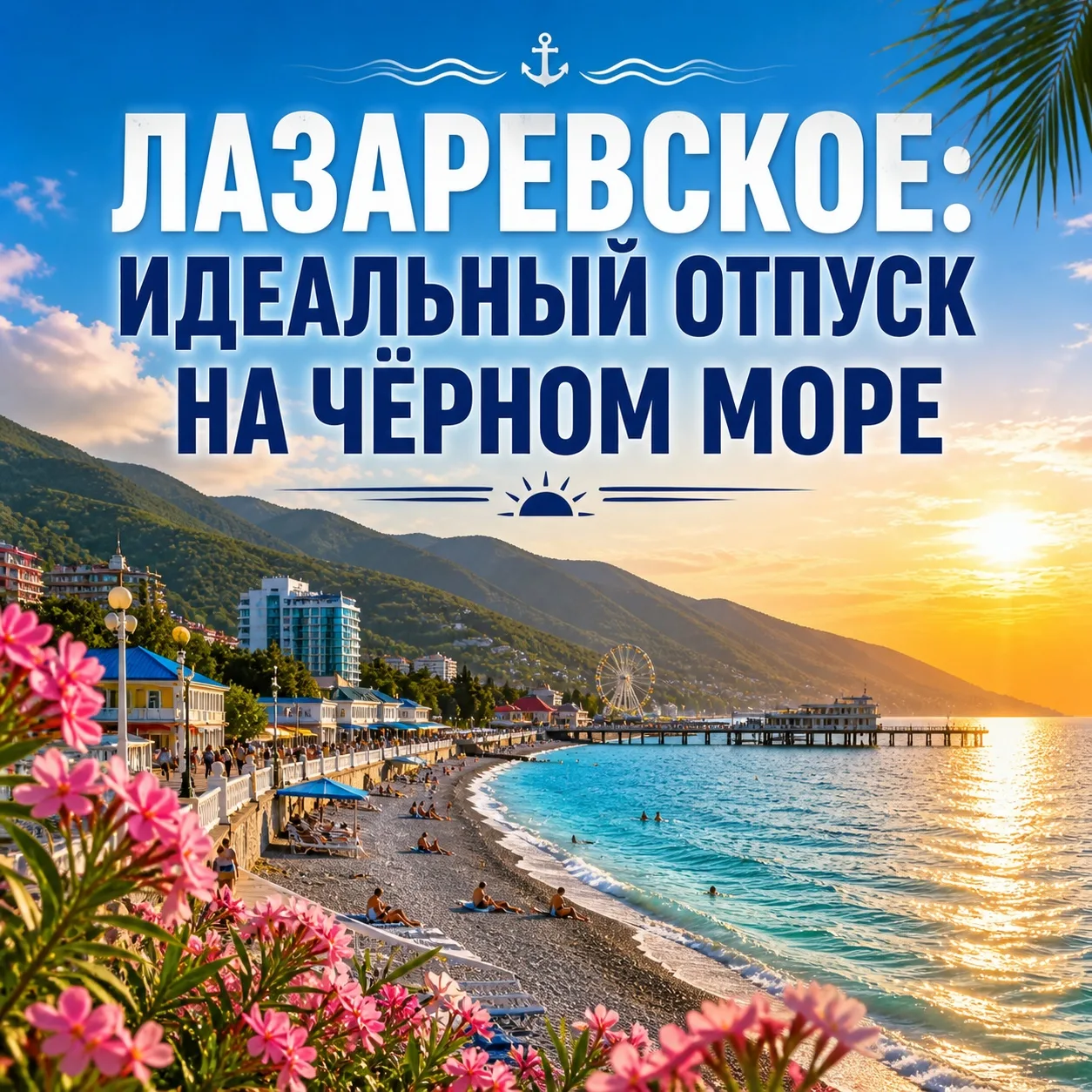 ЛАЗАРЕВСКОЕ: ИДЕАЛЬНЫЙ ОТПУСК НА ЧЁРНОМ МОРЕ
