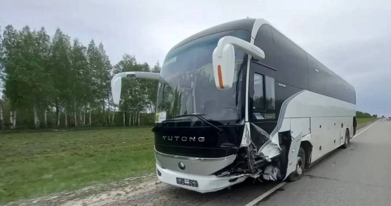 😱Четверо детей чудом выжили в ДТП с автобусом на трассе Р158.  Утром 10 мая в соседней Пензенской об