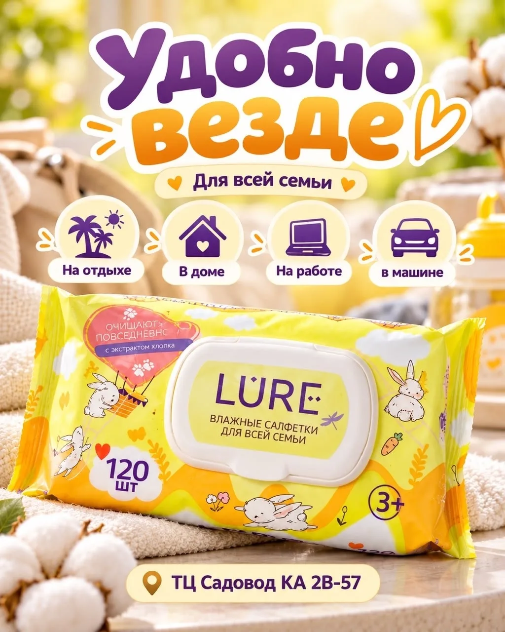 Распродажа Влажный Салфетка