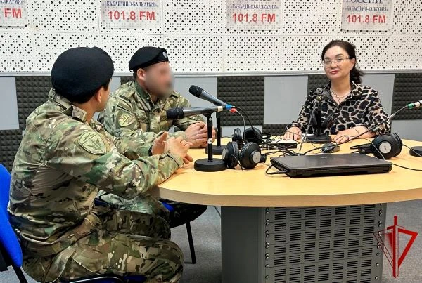 В Кабардино-Балкарии сотрудники Росгвардии выступили в эфире ведомственной радиорубрики