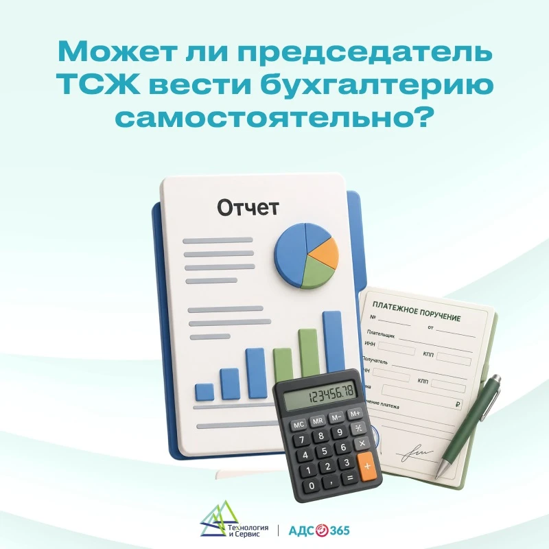 Может ли председатель ТСЖ вести бухгалтерию самостоятельно?