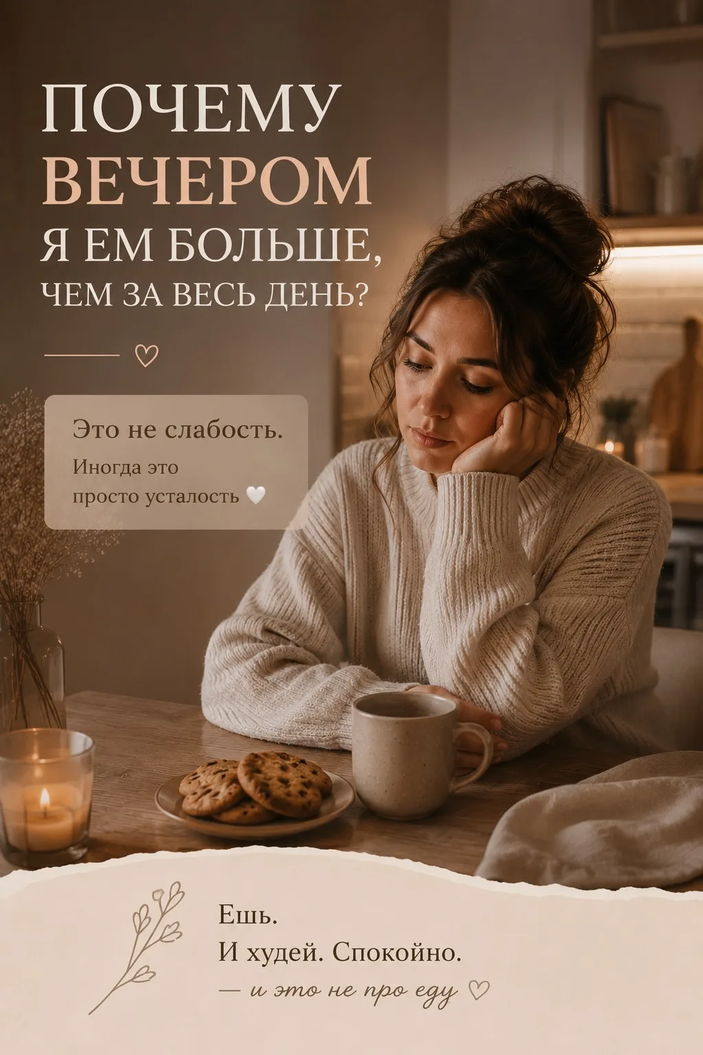 Почему вечером я ем больше, чем за весь день? 🌙🍫

Знакомо?

Утром кофе на бегу.

Днём некогда поес